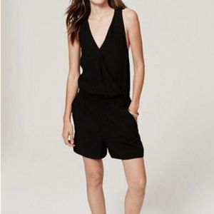 Loft black romper - NWOT